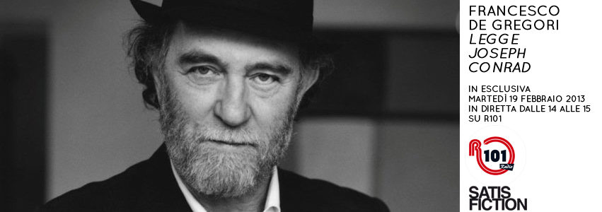 Francesco De Gregori legge Joseph Conrad a Radio101